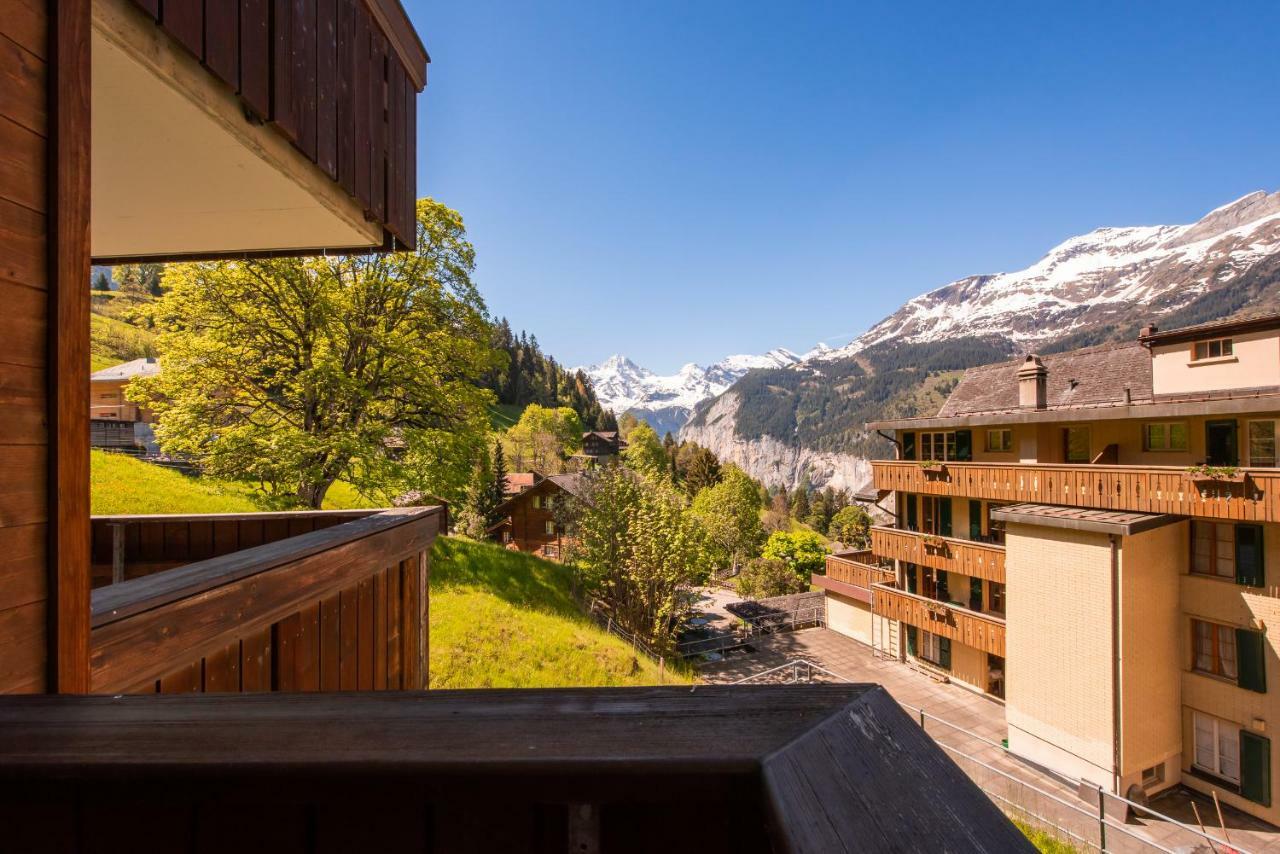 Roossi-Huus 3 Apartment Wengen Exterior foto