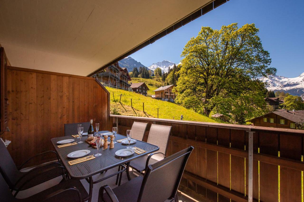 Roossi-Huus 3 Apartment Wengen Exterior foto