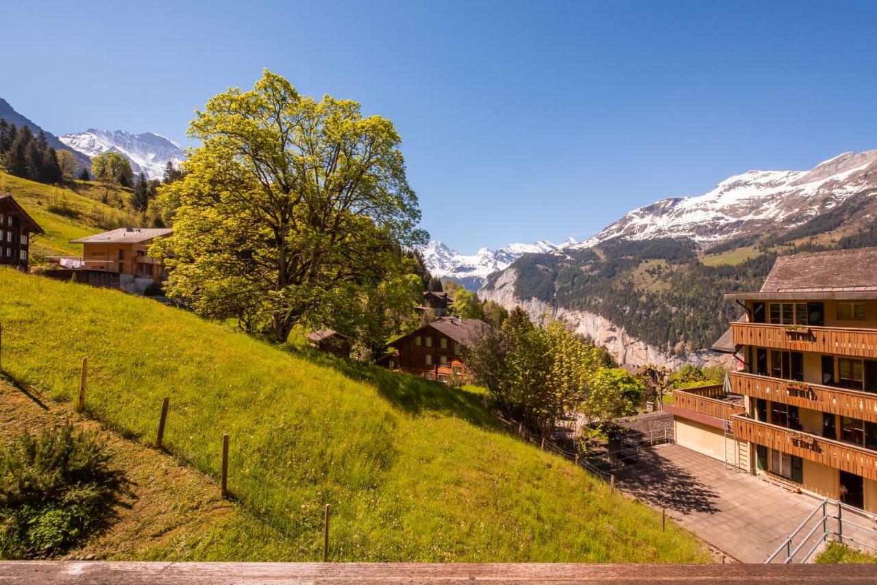 Roossi-Huus 3 Apartment Wengen Exterior foto