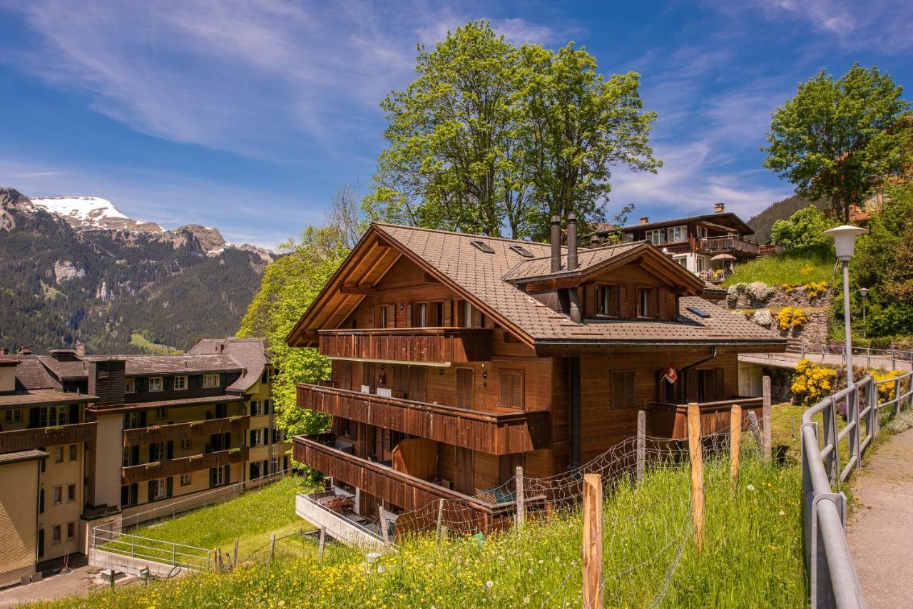 Roossi-Huus 3 Apartment Wengen Exterior foto